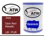 Preview: Jeep, Dark Red Metallic, UR / PUR: 500ml Lackdose, von ATW Autoteile West.